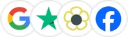 Google, Trustpilot, Amoils, and Facebook reviews